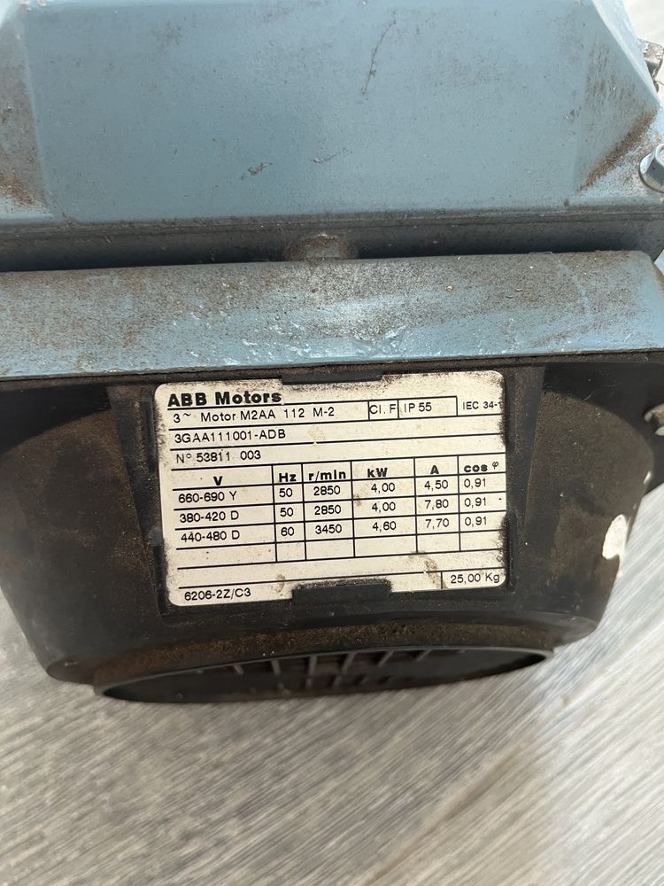 Motor elétrico ABB