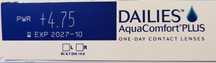 Dailies AquaComfort Plus +4.75 soczewki jednodniowe one-day contact