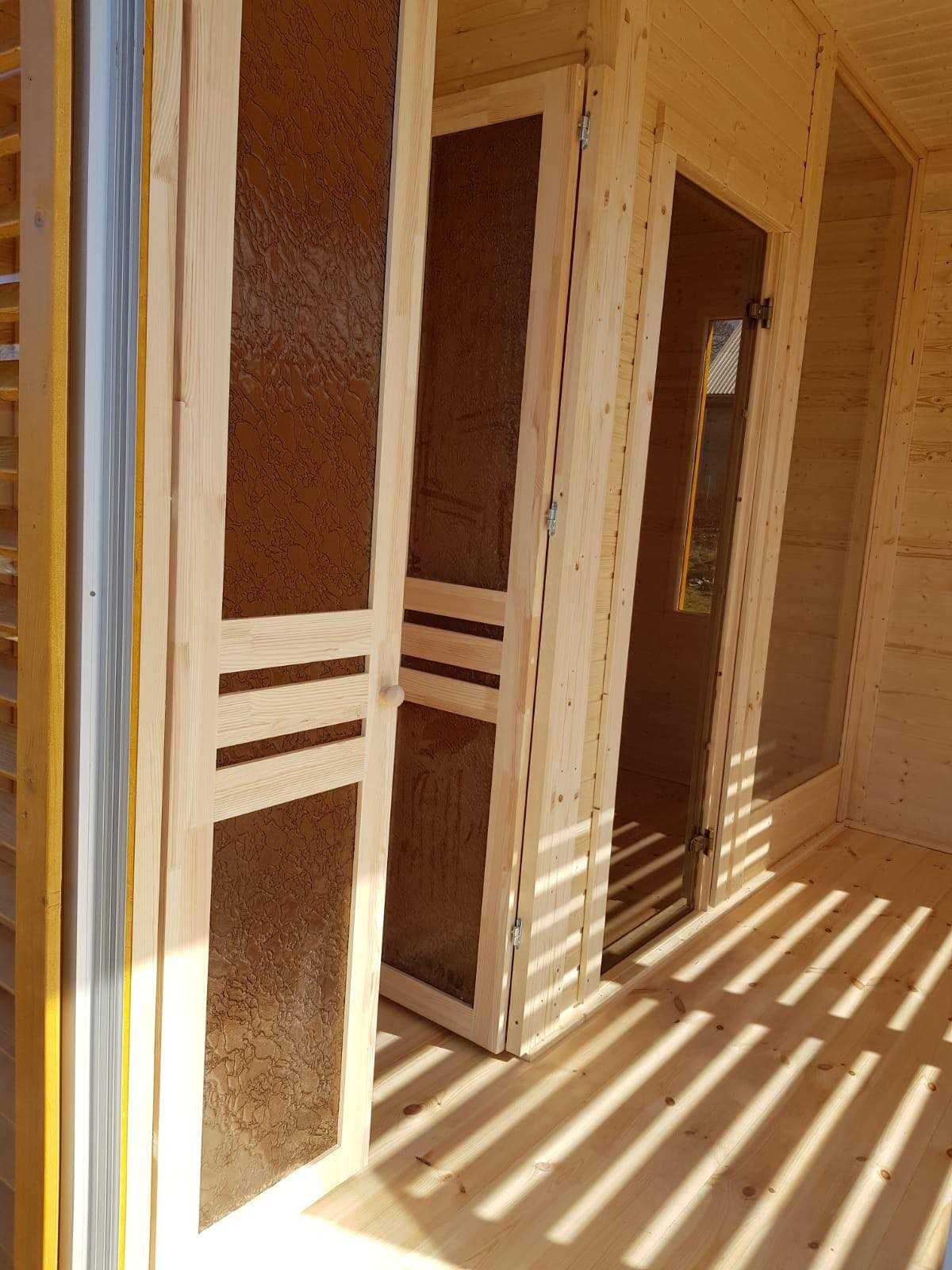 Sauna fińska ogrodowa VIP altana ogrodowa z sauną 4m x3m z prysznicem