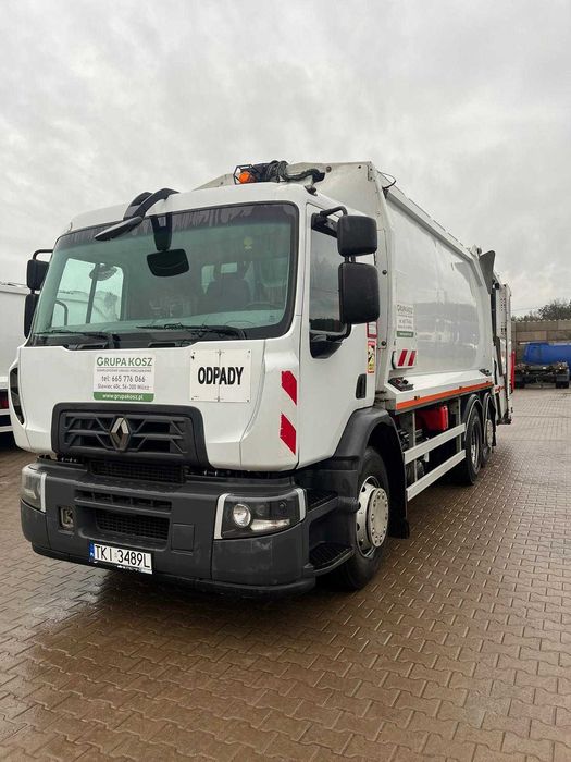 Śmieciarka Renault Gama D / Eur6 / GeesikNorba 2komory / BDB