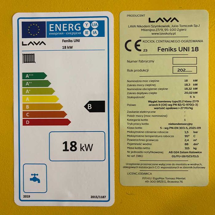 Kocioł UniTech 18kW