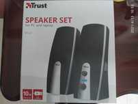Colunas TRUST PC /Portátil USB 10 watts NOVAS Seladas