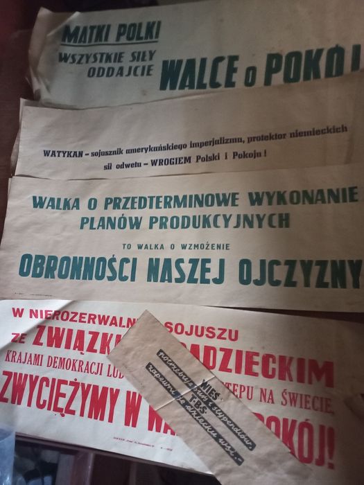 Plakat prl z lat 1940-tych oryginalny