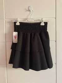 Czarne spódnico-spodenki