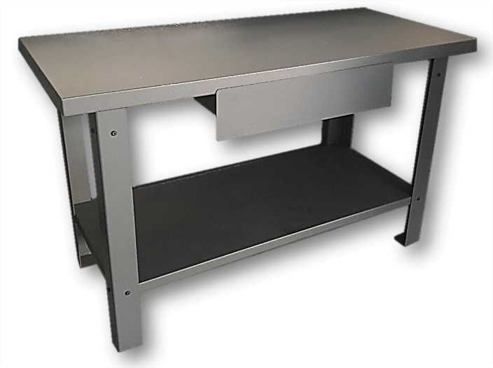 Bancada de trabalho com 1370x650mm com 1 gaveta para oficinas (NOVA)