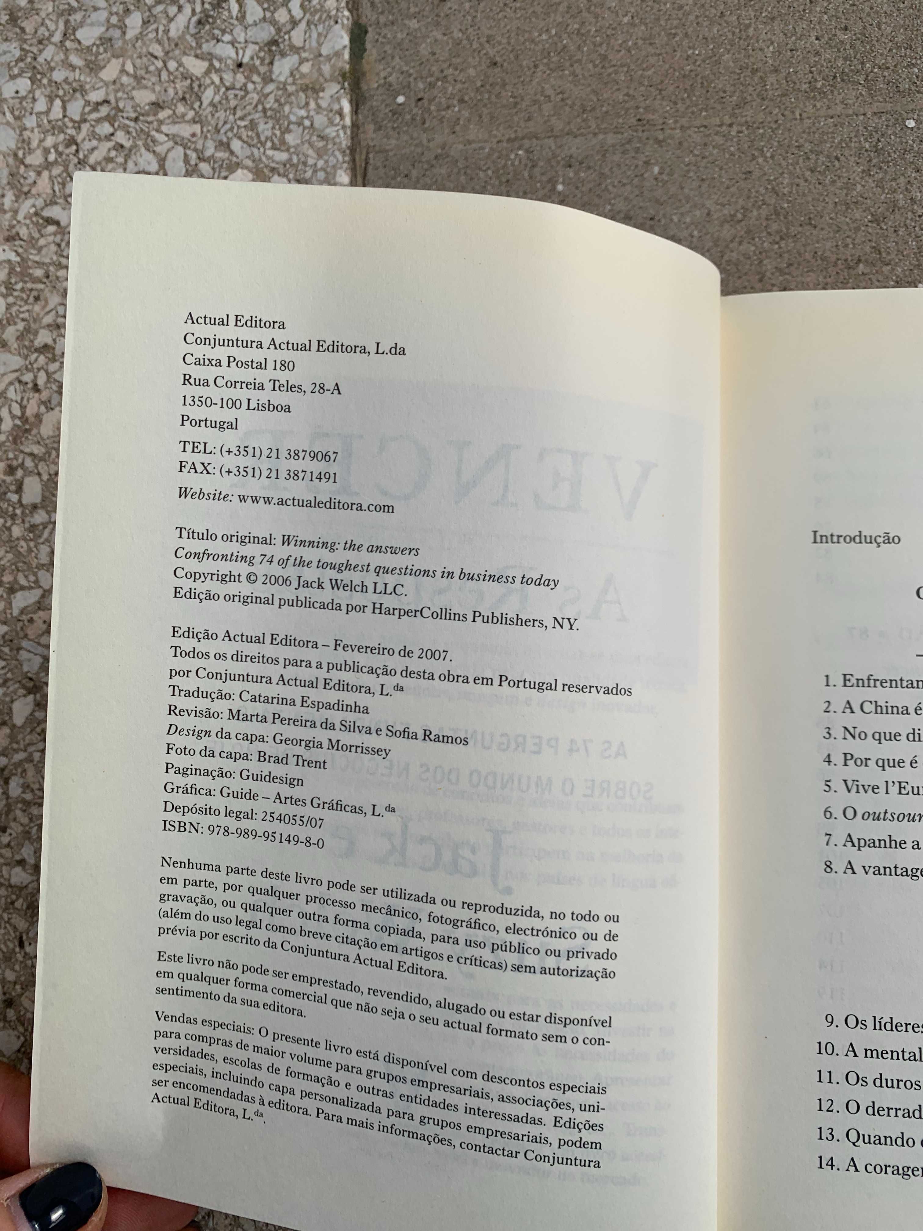 Livro Vencer: As Respostas As 74 perguntas  de Suzy Welch e Jack Welch