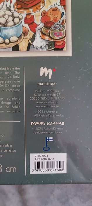 Пазли адвент календар на 1008 шт 68 * 48 см