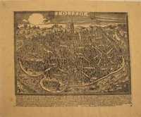 Reprodução de gravura antiga de Toledo