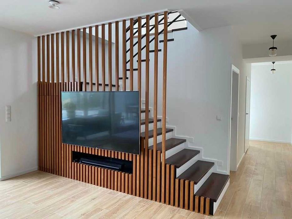 SCHODY drewniane samonośne i na beton RUDA ŚLĄSKA