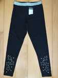 Leggings pretas com brilho