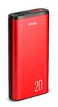 Powerbank 20000mAh 2x USB 1x Micro USB TYP-C LED