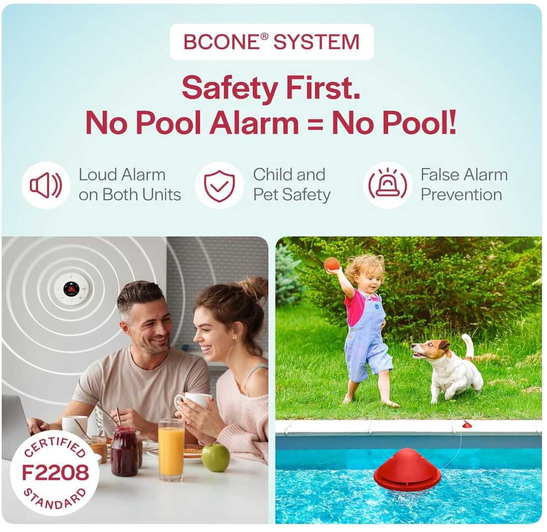 Lifebuoy 2.0 BCone inteligentny system alarmowy do basenu.