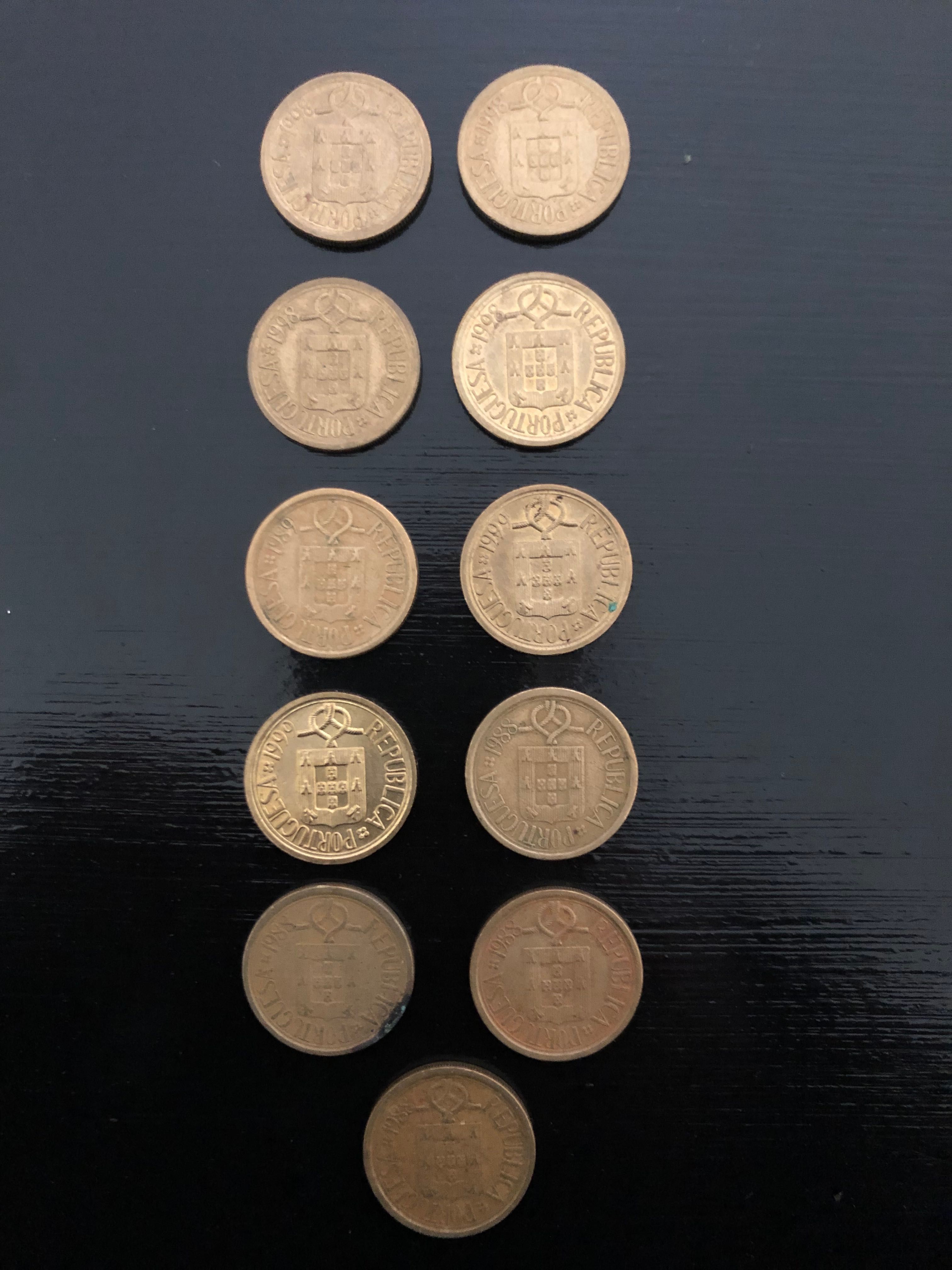 Moedas coleção (escudos)