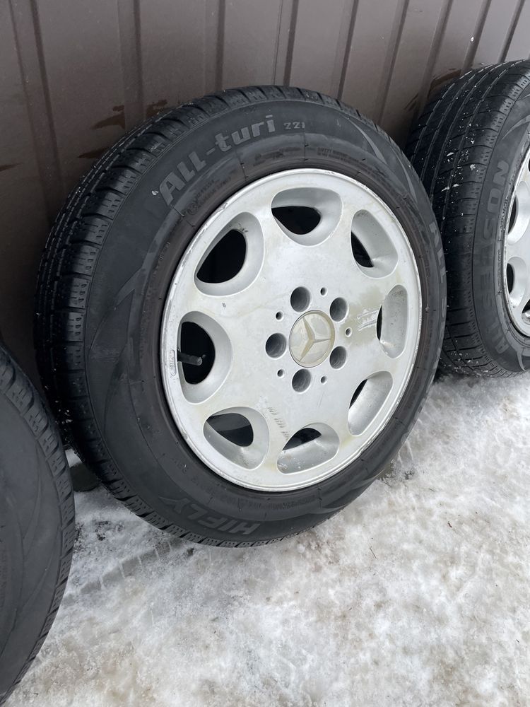 Koła z oponami wielosezonowymi 15” do Mercedes W124 W140