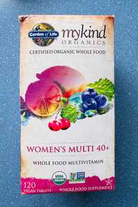 Мультивітаміни для жінок Garden of Life, Women's Multi 40+, Whole Food