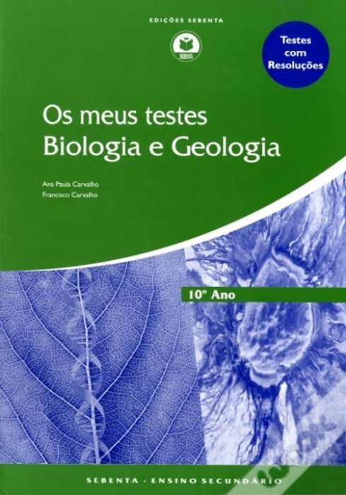 Livro Os meus testes Biologia e Geologia 10º