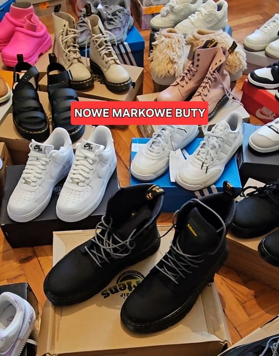 Nowe markowe buty.