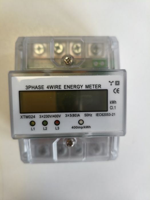 Licznik trójfazowy podlicznik energii prądu