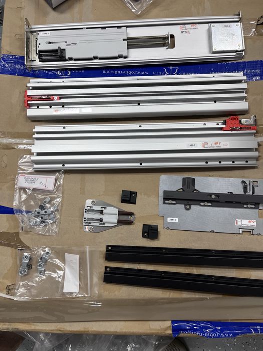 Blum Revego uno zestaw szyn kieszonkowych