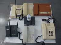 Telefones varios antigos