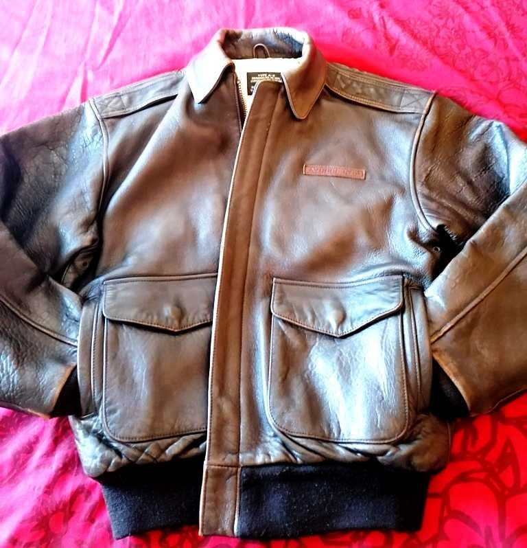 Blusão pele AVIREX A-2 Flight Jacket