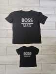 2 x T-shirt tata Xxl  syn 98 czarne Boss komplet