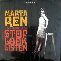 Marta Ren & The Groovelvets ‎– Stop Look Listen LP - Novo Selado