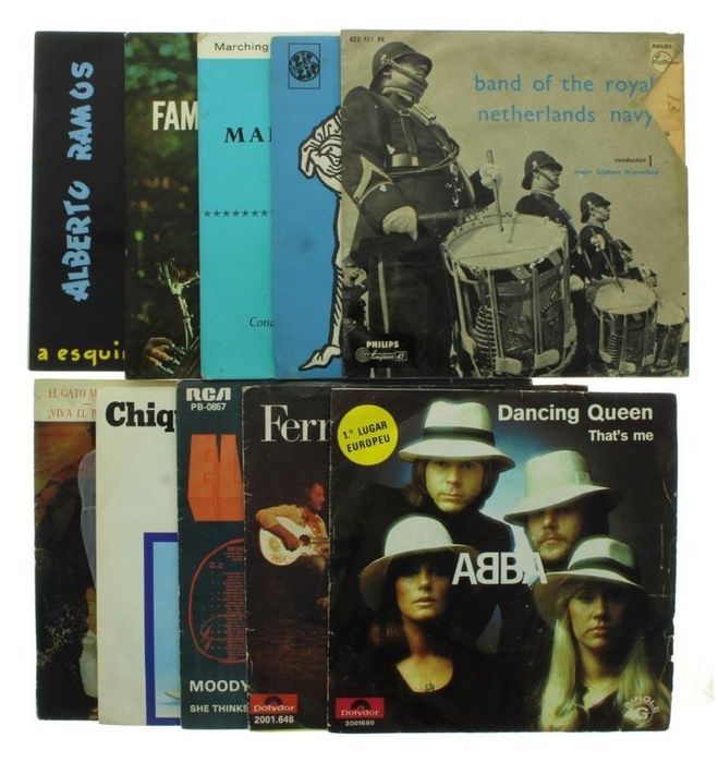Discos de vinil 7