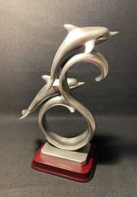 Statuetka rzeźba artystyczna 2 delfiny HERCO GIFT PROFESIONAL