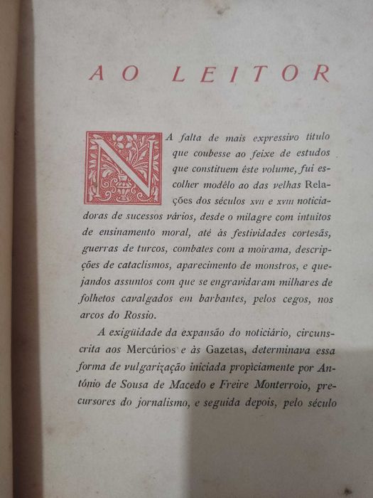 Relação de Vários Casos Notáveis e Curiosos