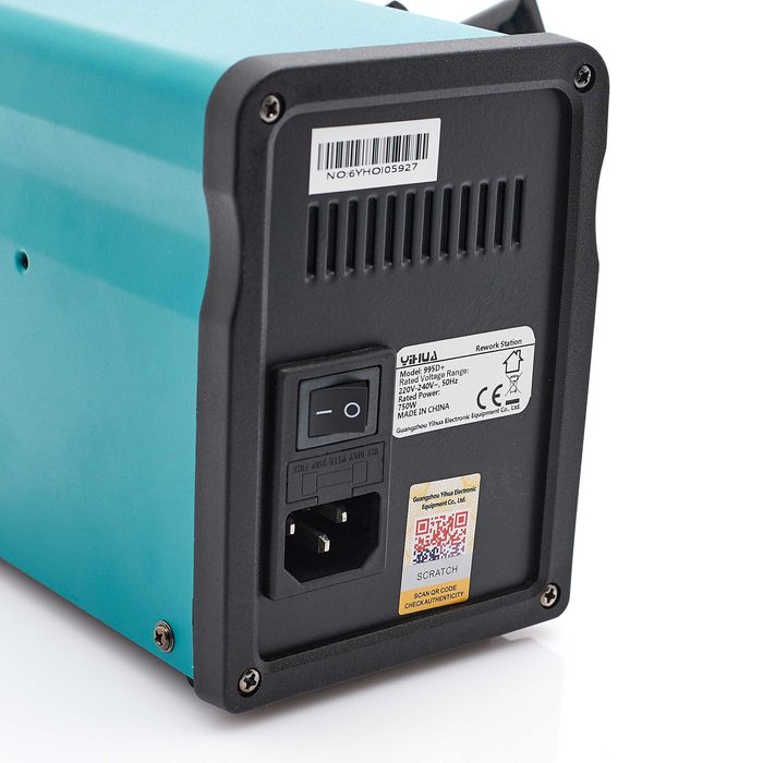 Stacja Lutownicza Yihua 995D+ 2w1 Lutownica Grotowa Hot Air
