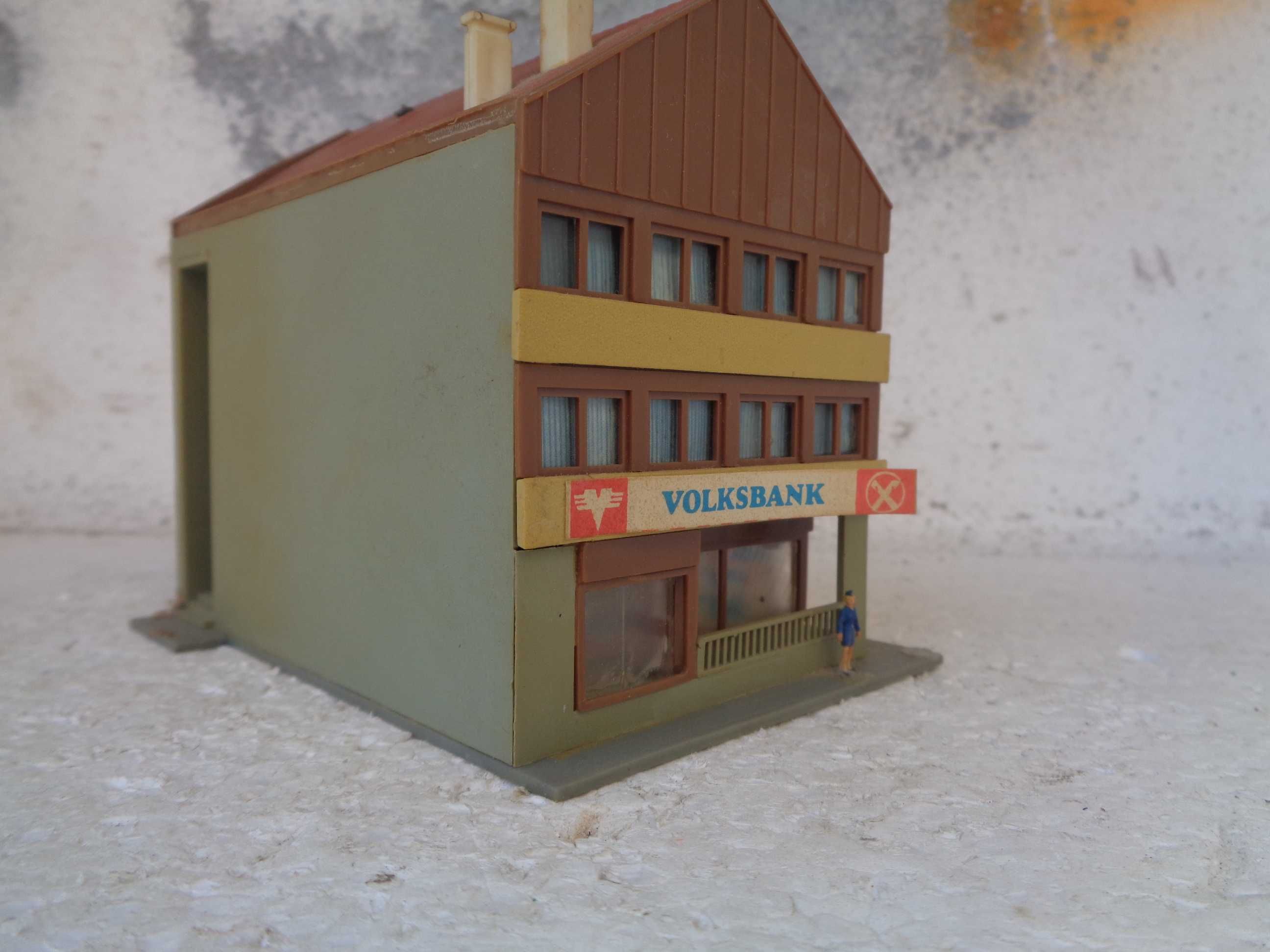 1:160 KIBRI Edificio de banco pista comboio