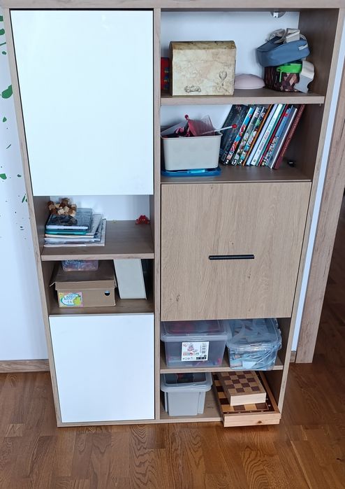Jysk Regał Billund 3 Drzwi Biały Dąb