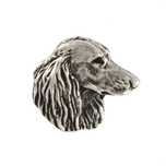 Jamnik szorstkowłosy V pin posrebrzony Art-Dog