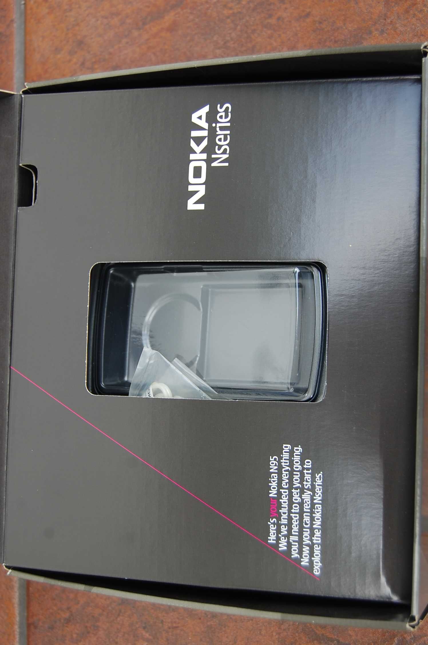 Pudełko Nokia N95 Słuchawki Kable - NOWE