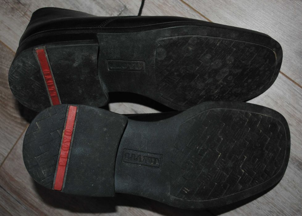 Lloyd чорні шкіряні черевики ботинки Германія 7,5р наш 40,5 стопа 26,2