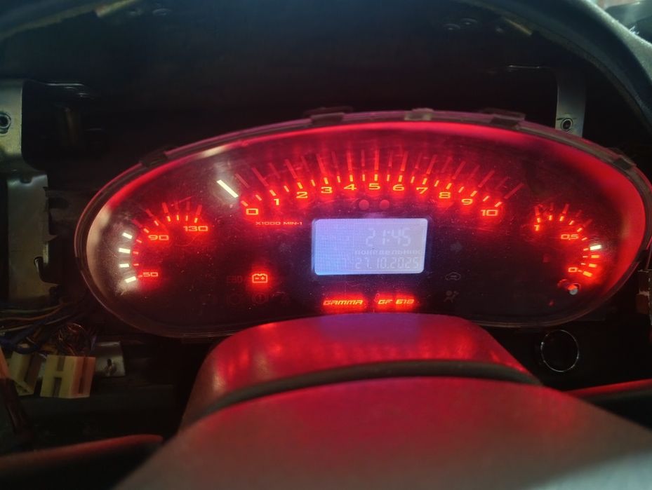 Щиток приладів GAMMA GF 618 на ВАЗ 2110-2112, 2170-2172