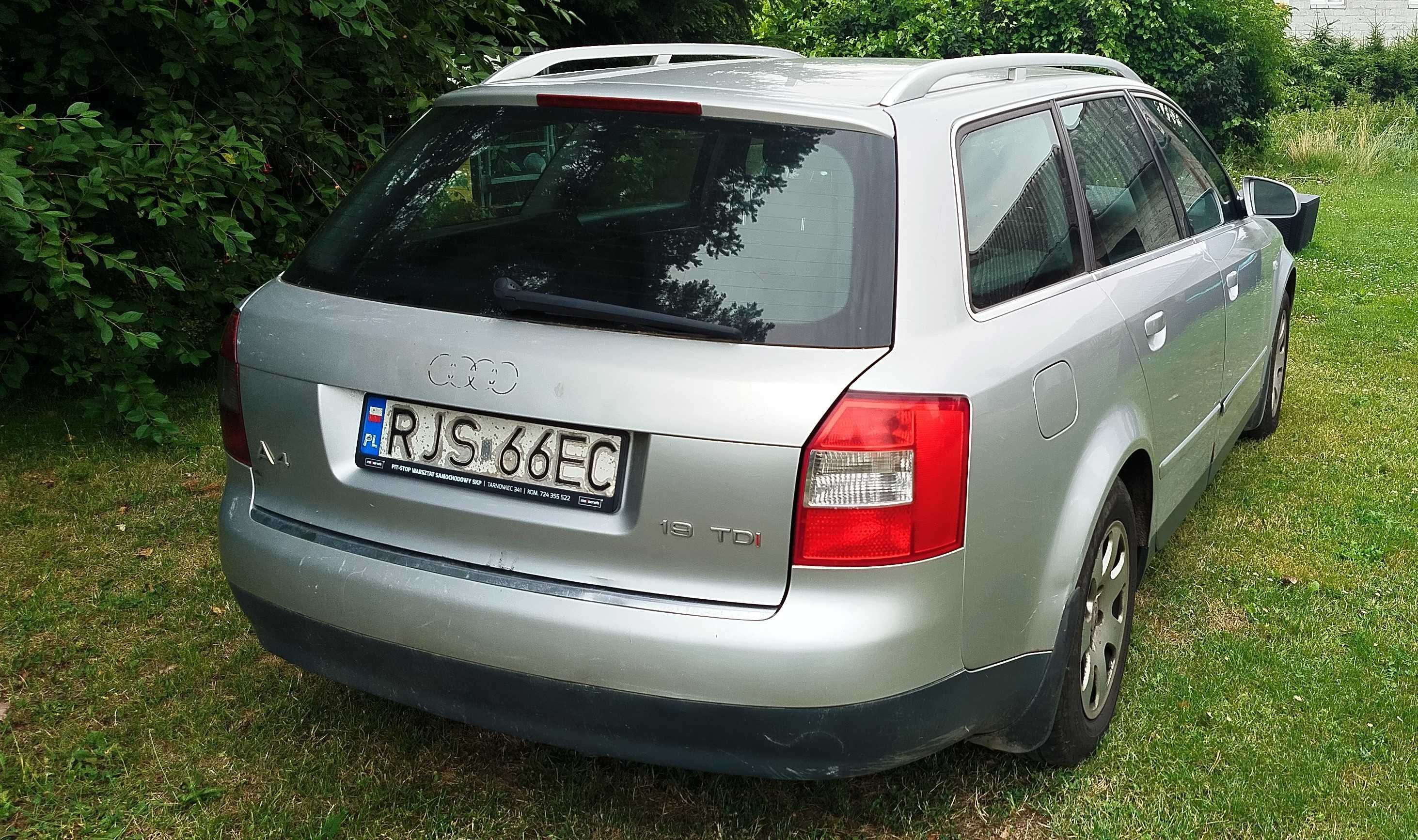 Audi A4 B6 1.9 TDI 130 KM 2002r - uszkodzony, do naprawy