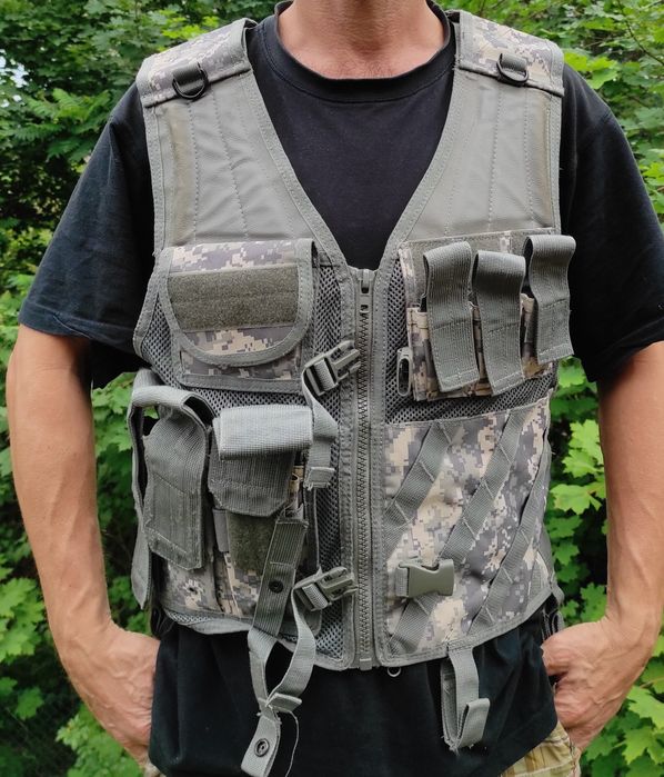 Kamizelka taktyczna Mil-Tec jak nowa mocna