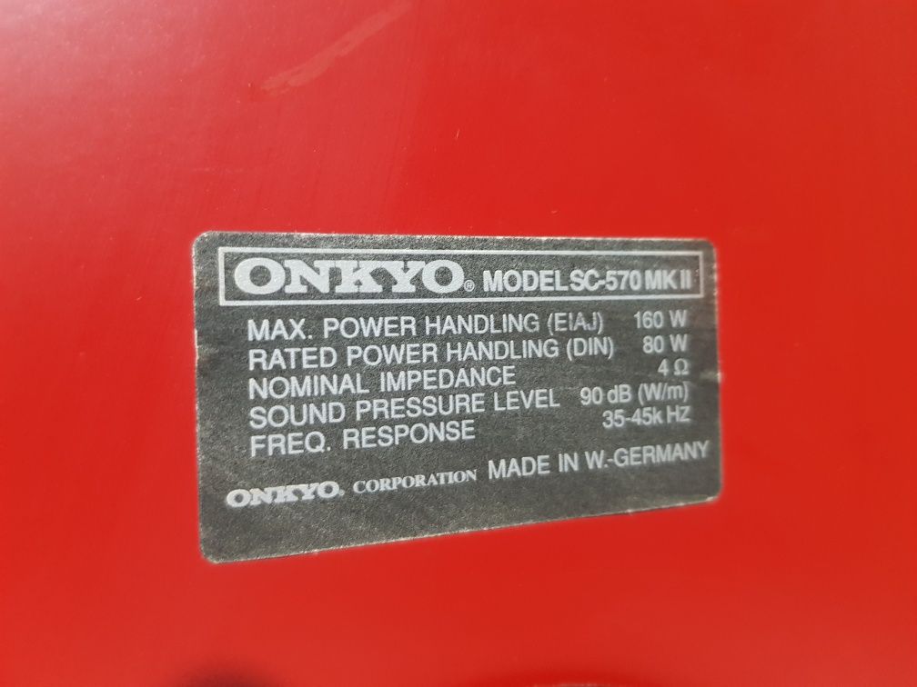 80Вт Полична акустика/полочная Onkyo SC 570 MK II б/у з Німеччини