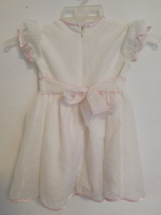 Sukienka do chrztu, opaska, buciki. Gratis dwie większe sukienki