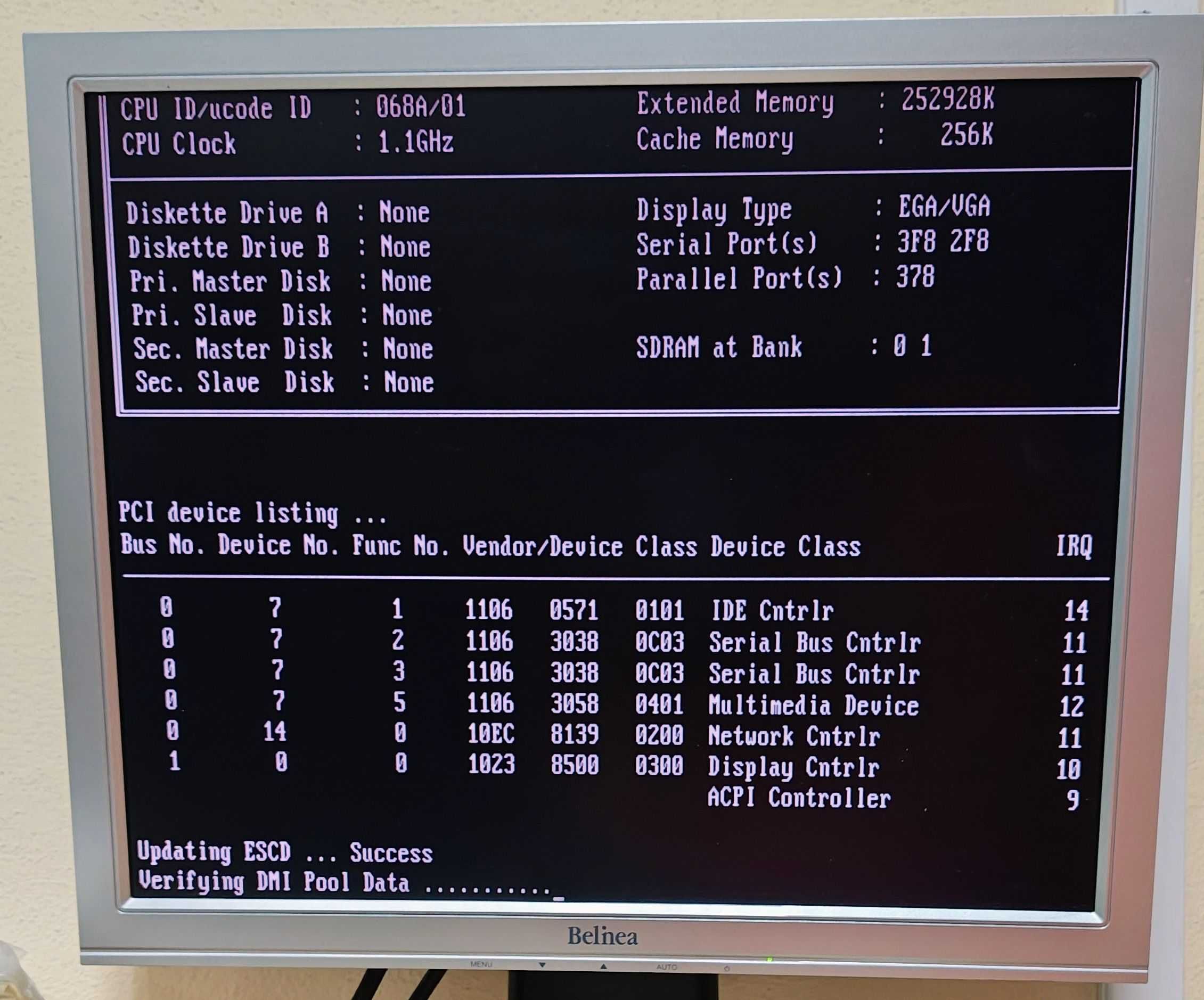 Płyta MSI MS-6368 ver 5.0 s.370 SDRAM PCI CNR LAN mATX Stan BDB Retro