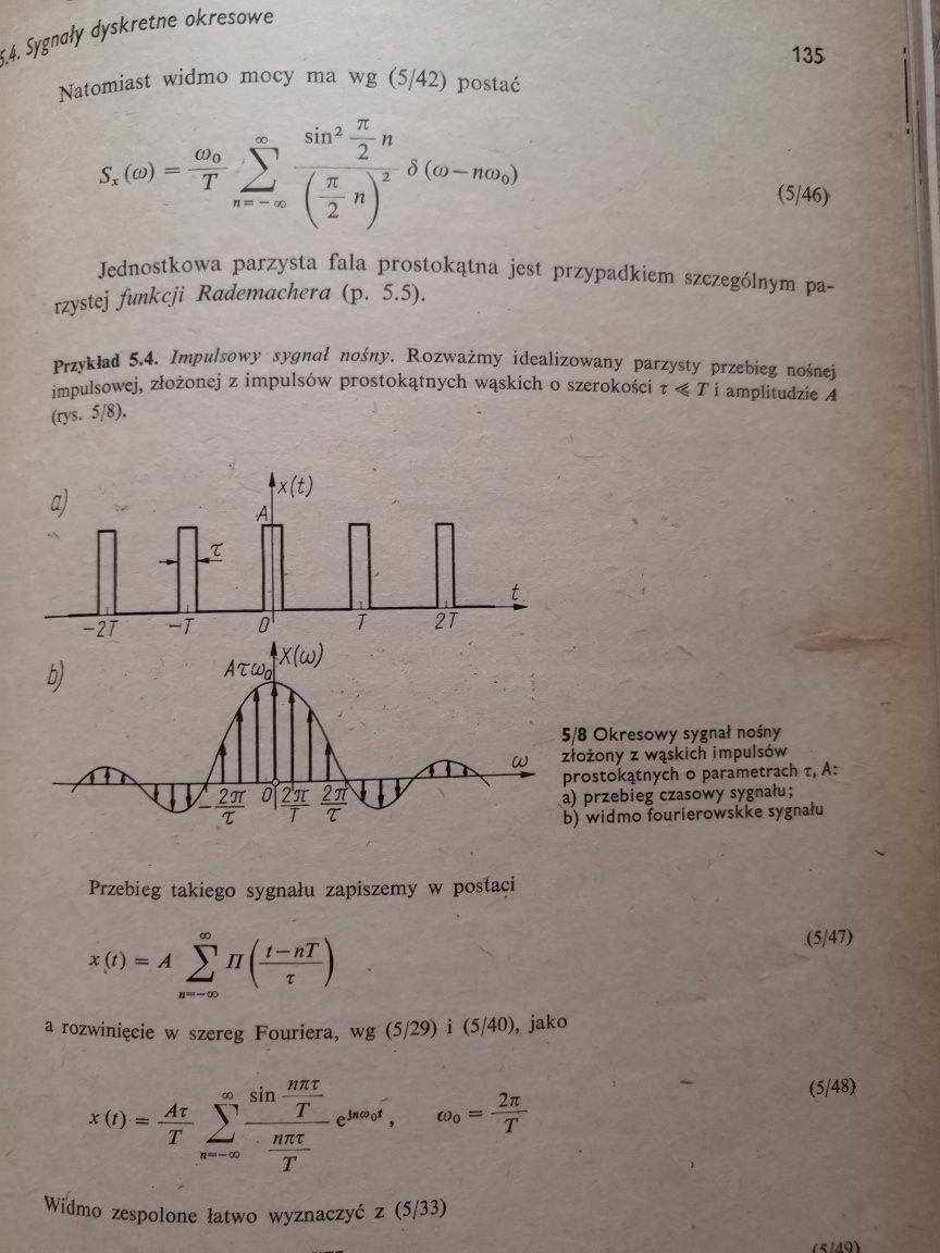 Teoria sygnałów podręcznik akademicki Andrzej Wojnar