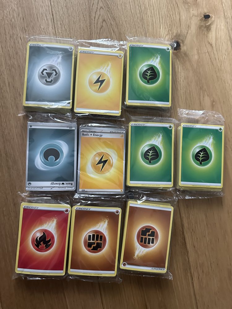 10 Paczek energii pokemon tcg oryginalne