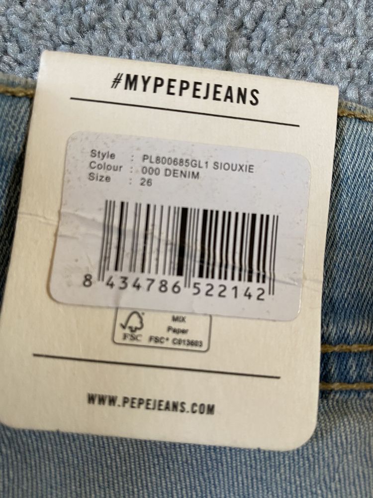 Szorty Spodenki Jeansowe Pepe Jeans rozm 26