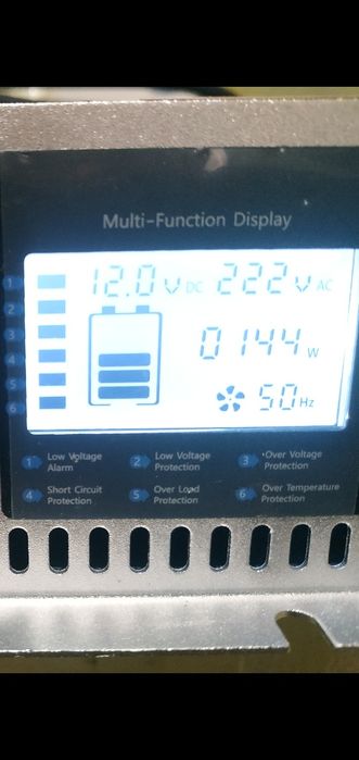 Інвертор 12В - 220В Чиста Синусоїда HOULI  3000W