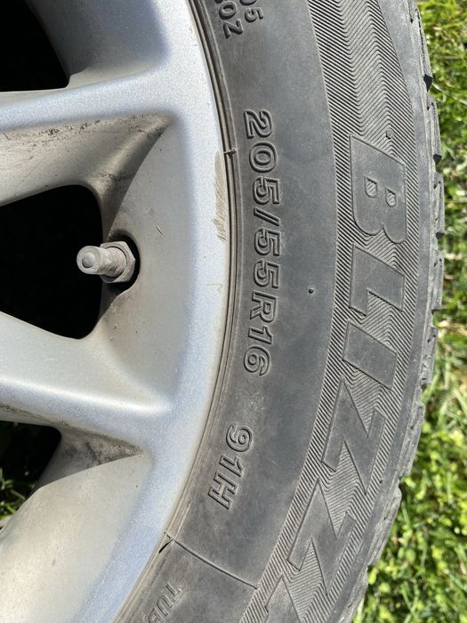 Alufelgi koła 4x 16 cali 205/55R16 opony zimowe ford focus mk1