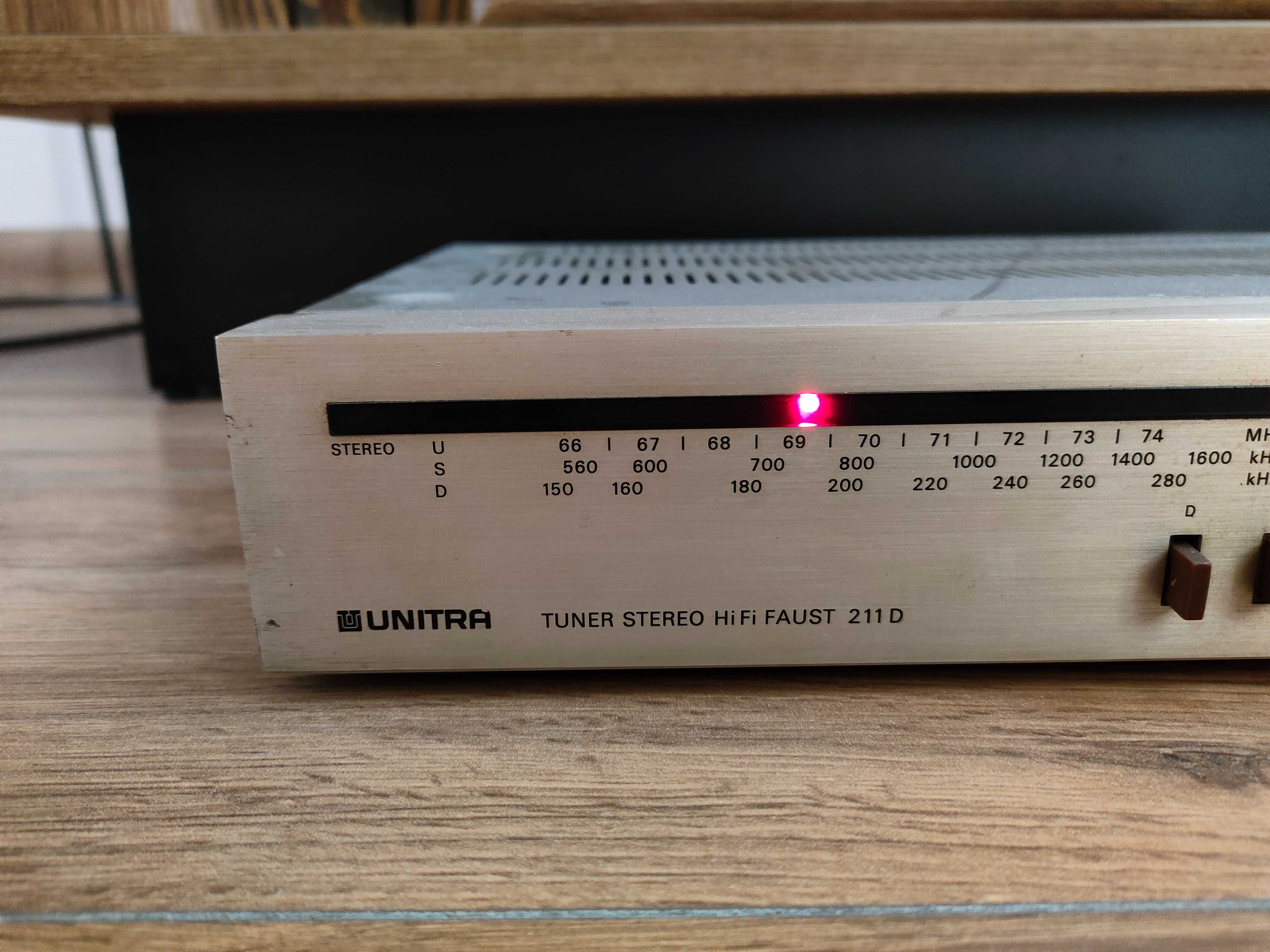 Tuner UNITRA Stereo Faust AS 211 D ! OKAZJA !  NIE przestrojony !