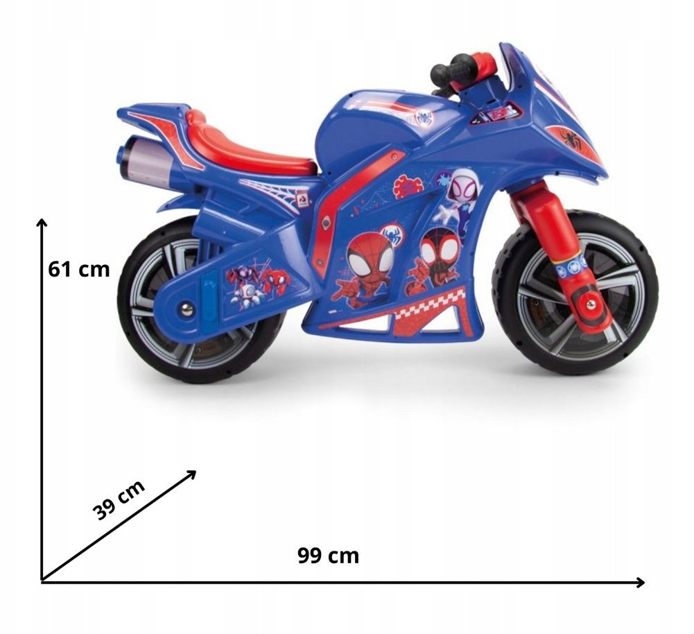 Motor biegowy jeździk 3+ Spiderman Injusa stan bdb