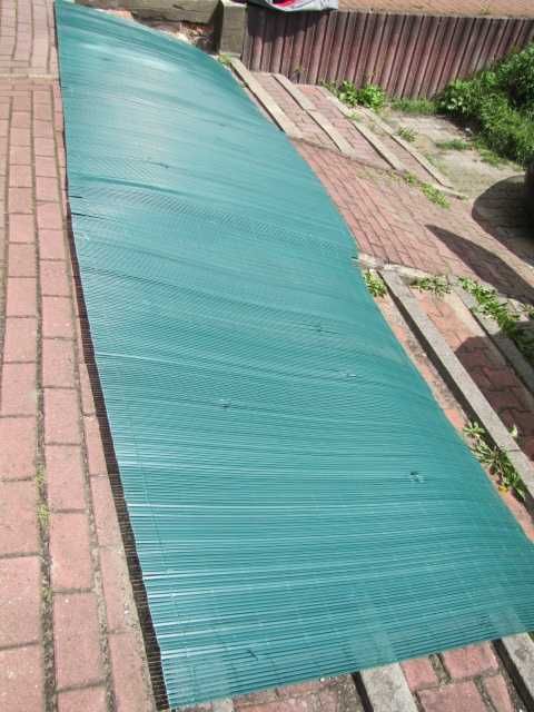 Osłona na płot 5x1,5 m syntetyczna PVC Osłona prywatności do ogrodu